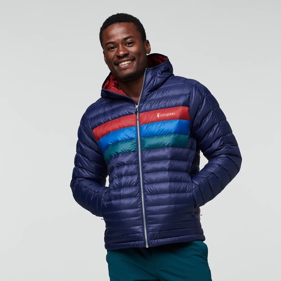 cotopaxi Other - NEW Cotopaxi Mens Fuego Hooded Down Puffer Winter Jacket Sz 2XL Navy & Currant
